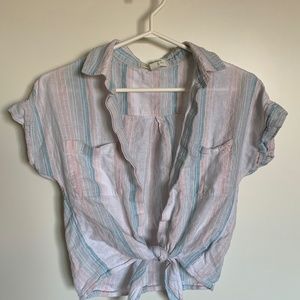 Pastel Tie-up CropTop